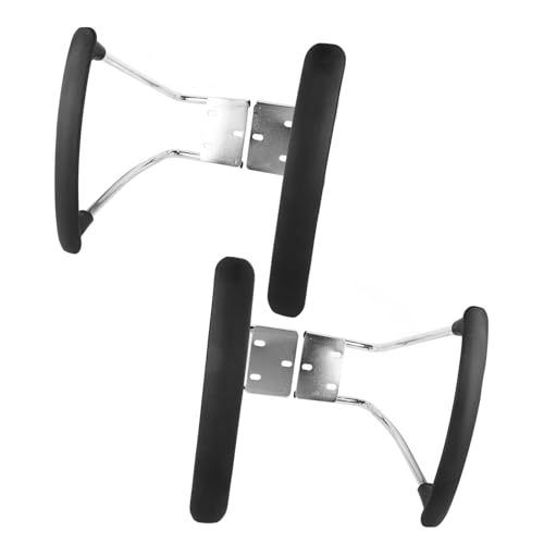 Lurrose Stabile Stahl Armlehnen für Bürostuhl Ergonomische Ersatz Armlehnenpolster Komfortable Armstützen für Gaming Büroarbeitsstühle Langlebig und Praktisch von Lurrose