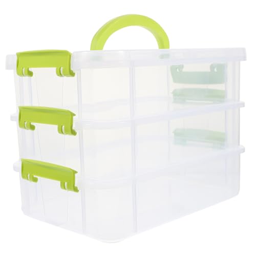 Lurrose Stapelbare Aufbewahrungsboxen Aus Hochwertigem Material Transparente Trageboxen Für Spielzeug Schmuck Und Kosmetik Mit Griffdesign Und Sicherheitsverschluss Für Ordnung Und Lurrose Stapelbare Aufbewahrungsboxen Aus Hochwertigem Material Transparente Trageboxen Für Spielzeug Schmuck Und Kosmetik Mit Griffdesign Und Sicherheitsverschluss Für Ordnung Und von Lurrose