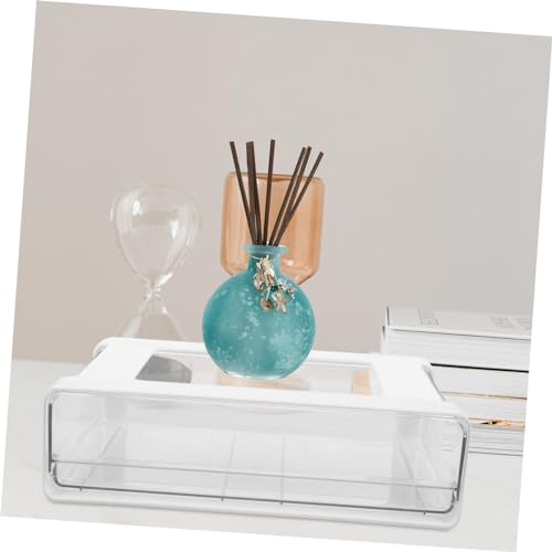Lurrose Transparentes Fächer Organizer aus Robustem Kunststoff Nagelfrei und Einfach zu Montieren Multifunktionaler Tisch Organizer für Büro Zuhause mit Verstecktem Stauraum unter Lurrose Transparentes Fächer Organizer aus Robustem Kunststoff Nagelfrei und Einfach zu Montieren Multifunktionaler Tisch Organizer für Büro Zuhause mit Verstecktem Stauraum unter von Lurrose