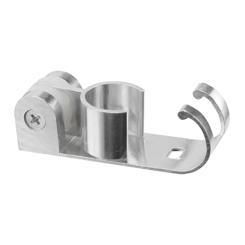 Lurrose Verstellbare Duschkopfhalterung aus Rostfreiem Space Aluminium mit Integriertem Haken Multifunktionale Duschbasis und Halterung für Duschschlauch für Bad und Familie von Lurrose