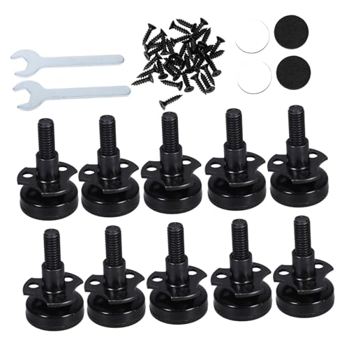 Lurrose Verstellbare Robuste Möbel nivellierfüße mit Gewinde Dreieckiger Mutter für Stabile Unterstützung bei Tischen Stühlen und Schränken Langlebig und Einfach Montierbar Lurrose Verstellbare Robuste Möbel nivellierfüße mit Gewinde Dreieckiger Mutter für Stabile Unterstützung bei Tischen Stühlen und Schränken Langlebig und Einfach Montierbar von Lurrose