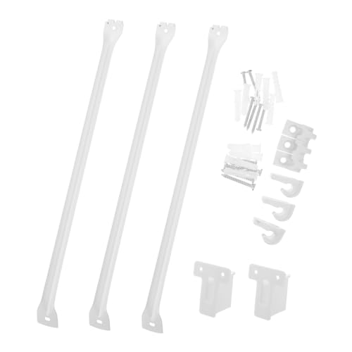 Lurrose Verstellbares Regalhalterungs set mit Draht clips und Endhalterungen Markisenbefestigung für Büro Zuhause Wohnwagen und Camper Kabelmanagement und Platzsparende Unterstützung Lurrose Verstellbares Regalhalterungs set mit Draht clips und Endhalterungen Markisenbefestigung für Büro Zuhause Wohnwagen und Camper Kabelmanagement und Platzsparende Unterstützung von Lurrose