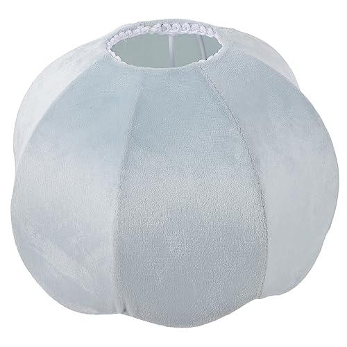 Lurrose Vintage Lampenschirm Halbrund Europäischer Stil Hoher Pumpkin Form Dekorative Nachttischlampe für Schlafzimmer und Wohnzimmer Leicht zu Installieren Farbecht Vielseitig Einsetzbar von Lurrose