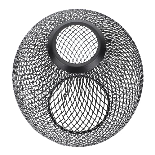Lurrose Vintage Metall Lampenschirm Eisen Draht für Pendelleuchte Stilvoller Lampenschutz für Wohnzimmer Restaurant und Bar Robuste und Langlebige Deckenleuchte Deko Schwarz Lurrose Vintage Metall Lampenschirm Eisen Draht für Pendelleuchte Stilvoller Lampenschutz für Wohnzimmer Restaurant und Bar Robuste und Langlebige Deckenleuchte Deko Schwarz von Lurrose