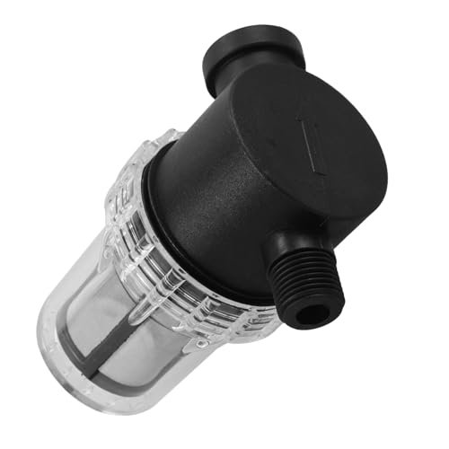 Lurrose Wasserpumpe Filterstrainer mit Feinem Sieb Langlebiger Gartenschlauch Wasserfilter für Regenwasser und Teich Einfach zu Montierender Schmutzfilter für Hauswasserwerk und von Lurrose