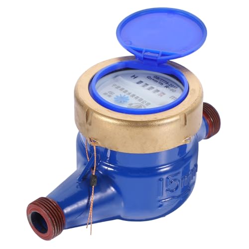 Lurrose Wasserzähler für Garten und Bewässerung Rotor Wasserflussmesser Korrosionsbeständigem Installieren Zufälliger Stil von Lurrose