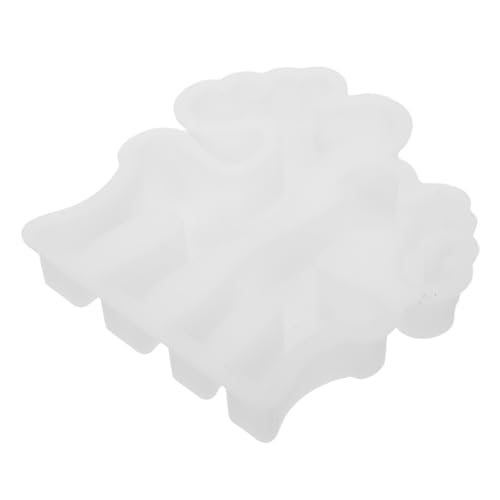 Lurrose Weihnachts -elchform Weihnachtshandwerksform 3d-weihnachtsform Ornamente Silikonform Silikonform Rentier Schimmel Weihnachtliche Figur Weiß Kieselgel von Lurrose