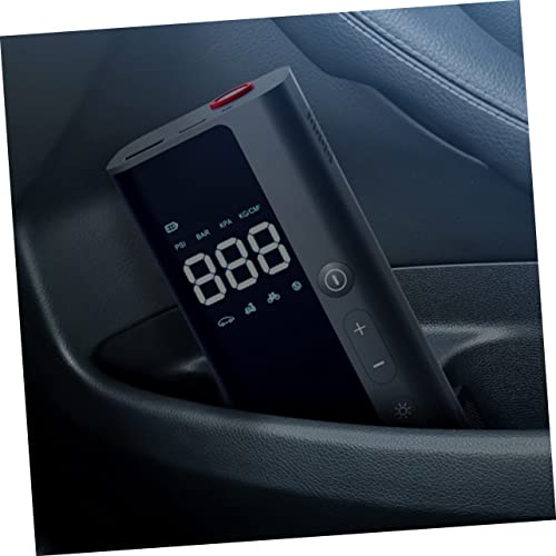 Lurrose Zylinder Auto Reifenfüllgerät Tragbarer Elektrischer Luftkompressor mit Digitalem Display LED Notlicht Kabelloser Handpumpe für Fahrrad Motorrad Ball und Pkw Reifen von Lurrose