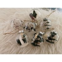 Baumkugel - Kugel Mit Trockenblumen Weihnachtsbaumkugel Personalisierbar Baumkugel - Kugel Mit Trockenblumen Weihnachtsbaumkugel Personalisierbar von LusAllerleiLaden