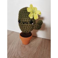 Langer, Kleiner Kaktus Amigurumi, Deko, Kawaii, Süßer von LusAmigurumi