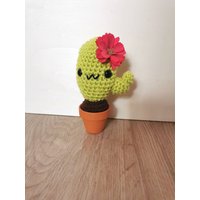 Langer, Kleiner Kaktus Amigurumi, Deko, Kawaii, Süßer von LusAmigurumi