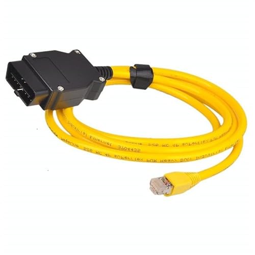 Lusacy Enet OBD2 Kabel, OBD Schnittstellenkabel Codierung, Ethernet Diagnose Interface, rj45 ethernet Interface OBD2, Netzwerk Verlängerungskabel Kabel von Lusacy