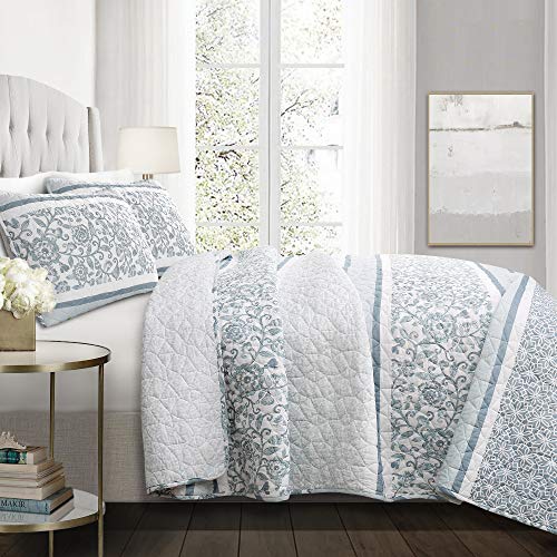 Lush Decor Bettwäsche-Set für King-Size-Betten, Nisha, 3-teilig, Blau Lush Decor Bettwäsche-Set für King-Size-Betten, Nisha, 3-teilig, Blau von Lush Decor