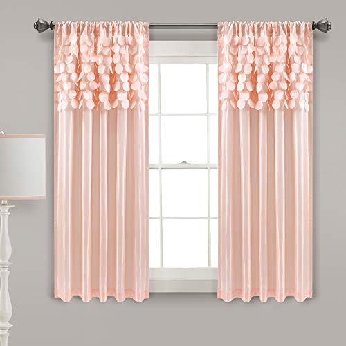 Lush Decor Blush Circle Dream Fenstervorhänge-Set, für Wohnzimmer, Esszimmer, Schlafzimmer, 160 x 137 cm Lush Decor Blush Circle Dream Fenstervorhänge-Set, für Wohnzimmer, Esszimmer, Schlafzimmer, 160 x 137 cm von Lush Decor