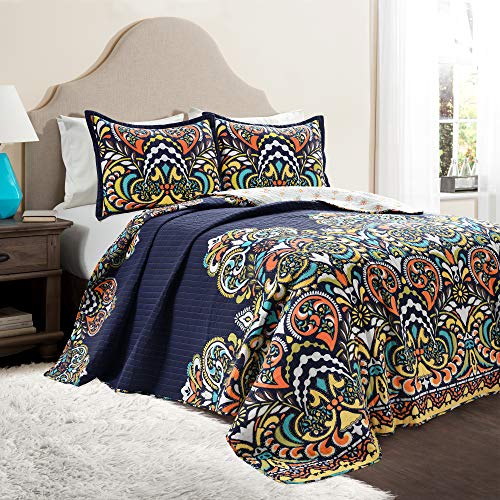 Lush Decor Lush Décor Bettwäsche-Set für Doppelbetten, Marineblau Lush Decor Lush Décor Bettwäsche-Set für Doppelbetten, Marineblau von Lush Decor