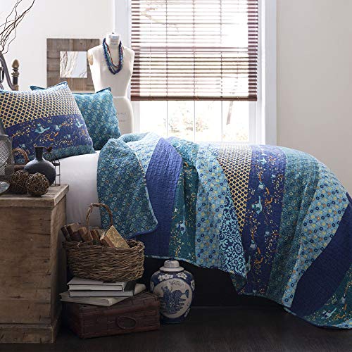 Lush Decor Royal Empire 3-teilig Quilt Set, König, Pfau von Lush Decor