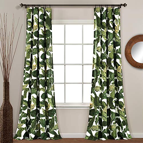 Lush Decor Tropical Paradise Fenstervorhang, 274,3 x 132,1 cm, Grün Lush Decor Tropical Paradise Fenstervorhang, 274,3 x 132,1 cm, Grün von Lush Decor