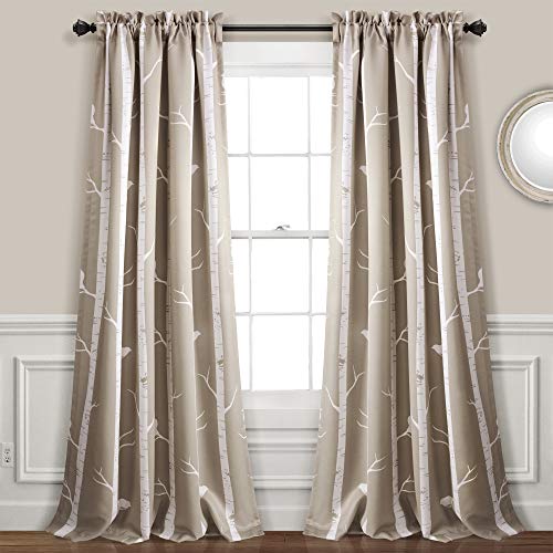 Lush Decor Vorhänge, Lichtfilterung, Fenster-Set für Wohnzimmer, Esszimmer, Schlafzimmer, 132 cm breit, 213,4 cm lang, 1 Paar Lush Decor Vorhänge, Lichtfilterung, Fenster-Set für Wohnzimmer, Esszimmer, Schlafzimmer, 132 cm breit, 213,4 cm lang, 1 Paar von Lush Decor