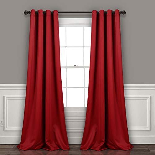 Lush Decor Isolierter Verdunkelungsvorhang mit Ösen, klassisches, modernes Design, schicke Fensterdekoration, Lange Vorhänge für Wohnzimmer, Schlafzimmer oder Esszimmer, 132,1 cm x 241,3 cm (B x L), Lush Decor Isolierter Verdunkelungsvorhang mit Ösen, klassisches, modernes Design, schicke Fensterdekoration, Lange Vorhänge für Wohnzimmer, Schlafzimmer oder Esszimmer, 132,1 cm x 241,3 cm (B x L), von Lush Decor