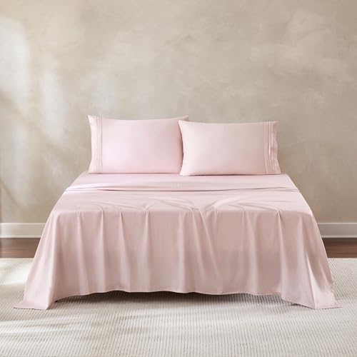 Lush Decor x Chuks Collins Plissee-Bettlaken-Set, 4-teilig, Queen-Size-Bett, Baumwolle, plissiert, violett, luxuriös Lush Decor x Chuks Collins Plissee-Bettlaken-Set, 4-teilig, Queen-Size-Bett, Baumwolle, plissiert, violett, luxuriös von Lush Decor