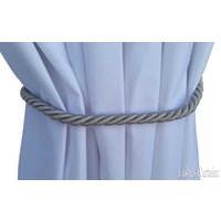 1 Große Handgemachte Silber Fenster Behandlung Wohnkultur Vorhang Krawatte Drapierung Zurück Schnur/Seil 36 "Lang/1/2"Dicke Raffhalter Drapieren 1 Große Handgemachte Silber Fenster Behandlung Wohnkultur Vorhang Krawatte Drapierung Zurück Schnur/Seil 36 "Lang/1/2"Dicke Raffhalter Drapieren von LushesFabrics