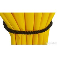 1 Single Luxus Handgefertigte Schwarze Fenster Behandlung Dekor Vorhang Krawatte Drapierung Pull Back Cord/Seil 36 "Lang 1/2" von LushesFabrics