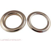 Große Chrom-Metallvorhang-Drapierung-Hardware-Zubehör # 12 - 1 9/16 Zoll Innere Dekorative Tülle/Ringe Mit Waschmaschinen-Öse Lot Von von LushesFabrics