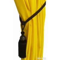 Schwarz Vorhang Drapierung Dekorative Holz/Quaste Doppel Seil Raffhalter Handgemachte Dekor/Fenster Behandlung Single Drape Halten/Holdback/Pull Back Schwarz Vorhang Drapierung Dekorative Holz/Quaste Doppel Seil Raffhalter Handgemachte Dekor/Fenster Behandlung Single Drape Halten/Holdback/Pull Back von LushesFabrics