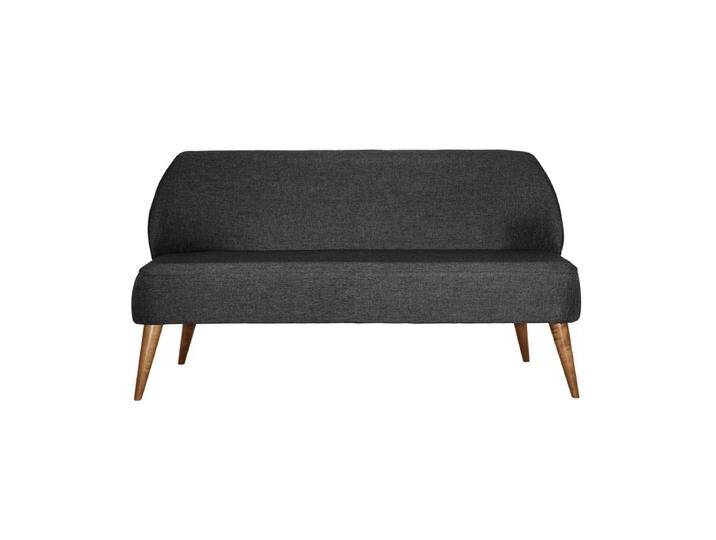 Sofa Lasse Stoff, 3-Sitzer 155x60x82 cm (BxTxH); anthrazit meliert Sofa Lasse Stoff, 3-Sitzer, Nosagfederung von Lusini
