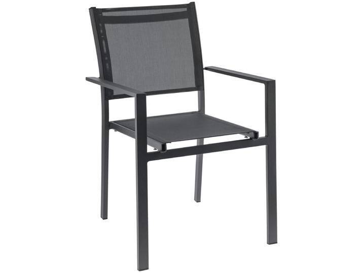 Alu-Stuhl Lazy 2.0 59x58x84 cm (BxTxH); Sitz anthrazit, Gestell grau; 4 Stück / Packung Alu-Stuhl Lazy 2.0 von Lusini
