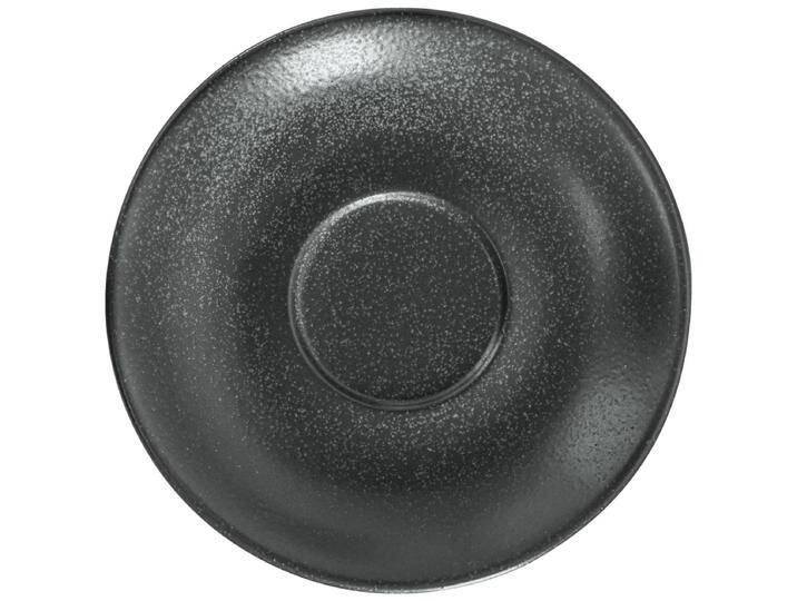 Espresso-Untertasse Masca 12x2.5 cm (ØxH); schwarz; rund; 6 Stück / Packung Espresso-Untertasse Masca von Lusini