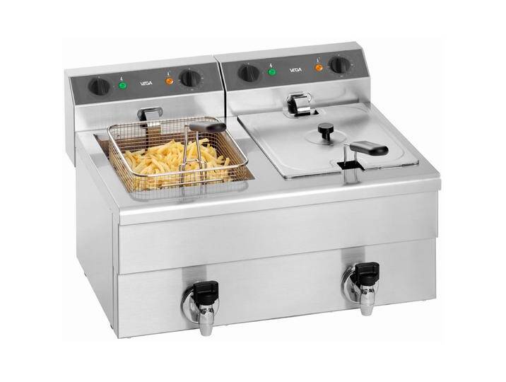 Fritteuse Profi II 60x50x35 cm (BxTxH); silber Fritteuse Profi II von Lusini