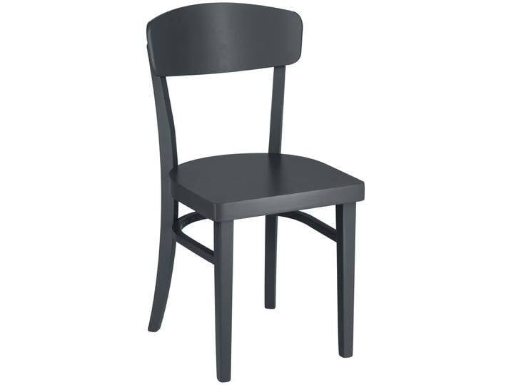 Holzstuhl Visto 41.5x47.5x84 cm (BxTxH); anthrazit; 2 Stück / Pack Holzstuhl Visto, fertig montiert von Lusini