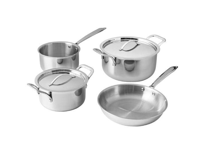 Kochtopf-Pfannen-Set Ecoline 6-teilig silber Kochtopf-Pfannen-Set Ecoline 6-teilig von Lusini