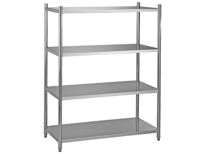 Lagerregalset Profi II geschlossene Böden 150x155x60 cm (BxHxT); silber Lagerregalset Profi II geschlossene Böden von Lusini