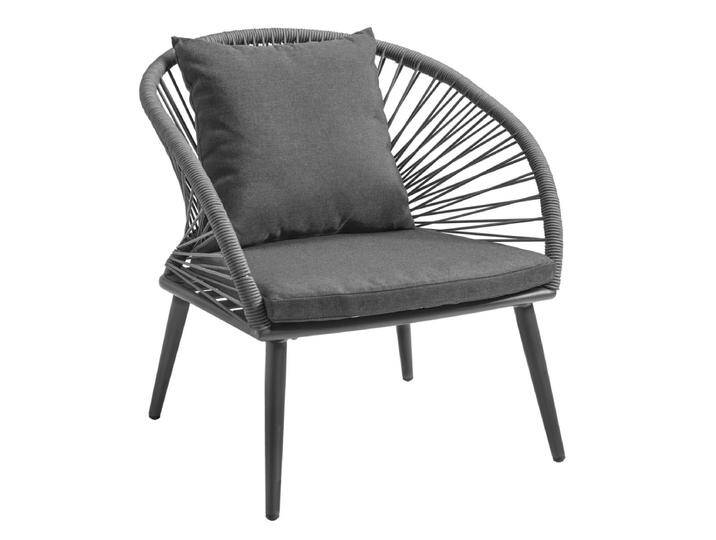 Outdoor Lounge Sessel Alcamo 66x73x82 cm (BxTxH); anthrazit Outdoor Lounge Sessel Alcamo, wetterfest von Lusini