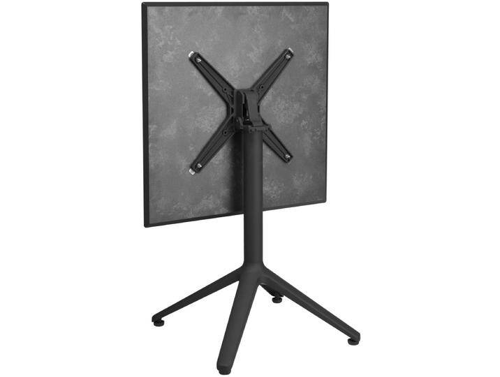 Outdoor Tisch Pachino klappbar 80x80x73 cm (LxBxH); Platte beton, Gestell anthrazit; quadratisch Outdoor Tisch Pachino klappbar, wetterfest von Lusini