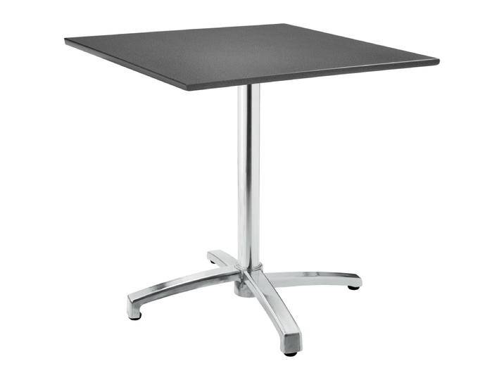 Outdoortisch Taipa 70x70x73 cm (LxBxH); Platte graphit, Gestell silber; quadratisch Outdoortisch Taipa von Lusini