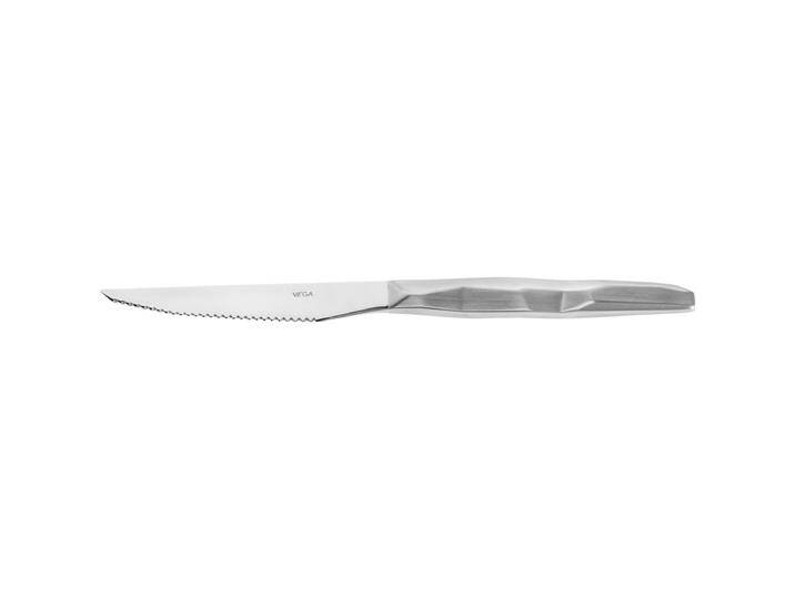 Pizza-/Steakmesser Diamante 23.3 cm (L); silber, Griff silber; 12 Stück / Packung Pizza-/Steakmesser Diamante von Lusini