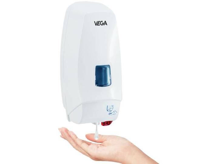 Seifenspender Sensor Edis 1000ml, 12.5x27.5x13 cm (BxHxT); weiß Seifenspender Sensor Edis von Lusini
