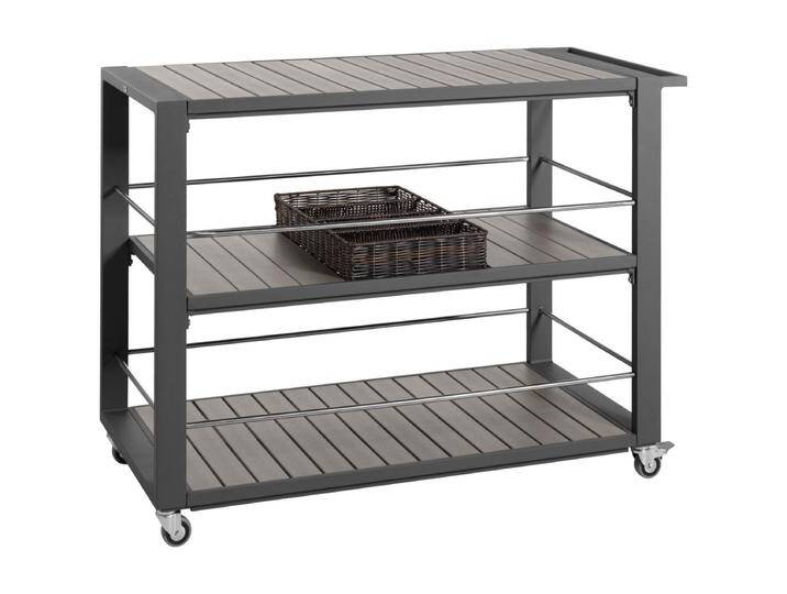 Servierwagen Set Aventuro 119x56x91 cm (BxTxH); anthrazit Servierwagen Set Aventuro von Lusini