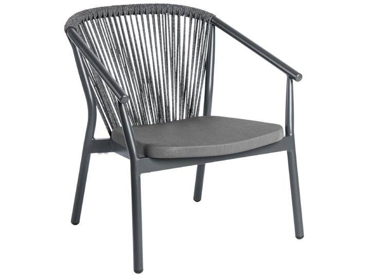 Sessel Calvo 71x75x78 cm (BxTxH); Sitz anthrazit, Gestell anthrazit Sessel Calvo von Lusini