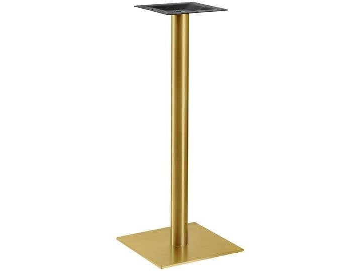 Stehtischgestell Orio eckig 42x42x108 cm (BxLxH); gold; quadratisch Stehtischgestell Orio eckig, hohe Stand- und Kippsicherheit von Lusini