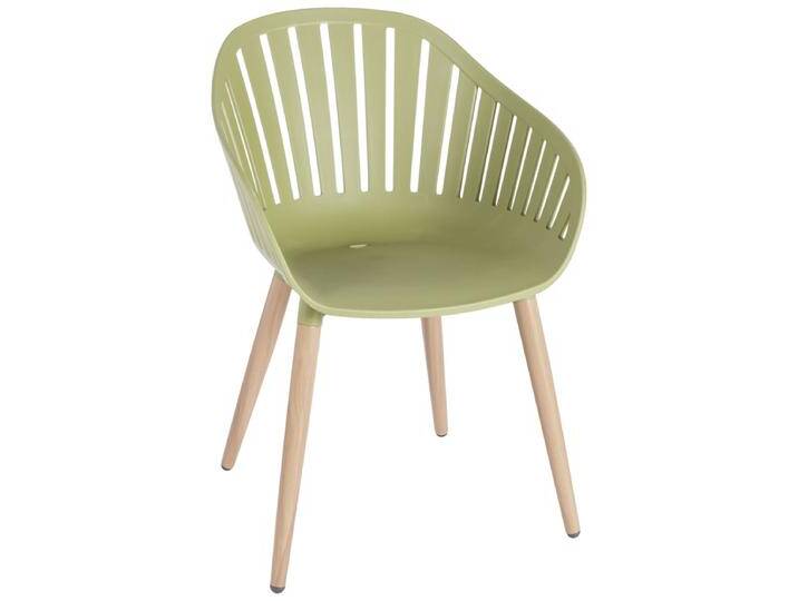 Outdoor Stuhl Gimani 53x55.5x79.5 cm (BxTxH); Sitz oliv, Gestell braun; 4 Stück / Pack Outdoor Stuhl Gimani, wetterfest von Lusini