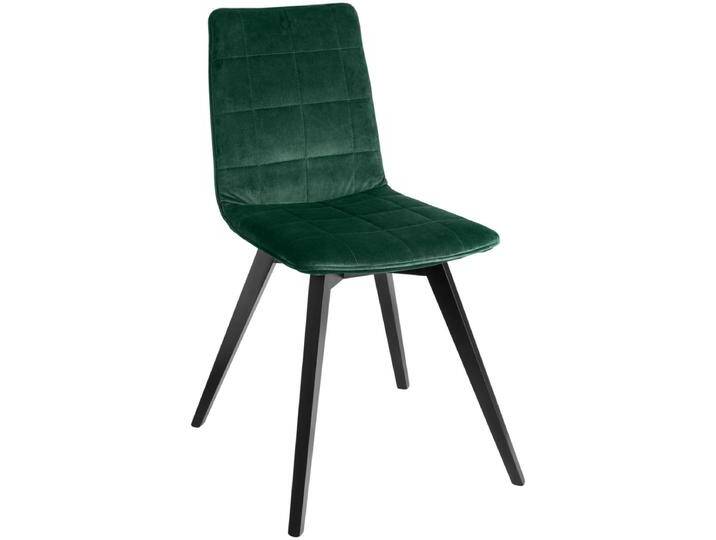 Stuhl Milaria Samt 2er Pack 60x51x88.5 cm (BxTxH); Sitz tannengrün, Gestell schwarz; 2 Set(s) / Packung Stuhl Milaria Samt 2er Pack von Lusini