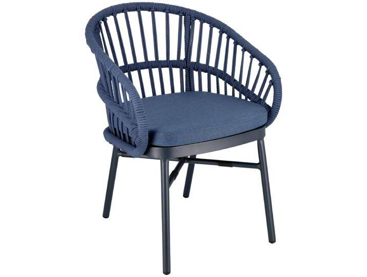 Outdoor Stuhl Pina 56x61x77 cm (BxTxH); blau; 2 Stück / Pack Outdoor Stuhl Pina, wetterfest von Lusini