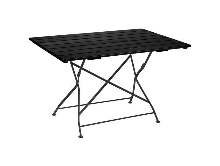 Outdoor Tisch Bavaria rechteckig 120x80x74 cm (LxBxH); Platte schwarz, Gestell schwarz; rechteckig Outdoor Tisch Bavaria rechteckig, wetterfest von Lusini