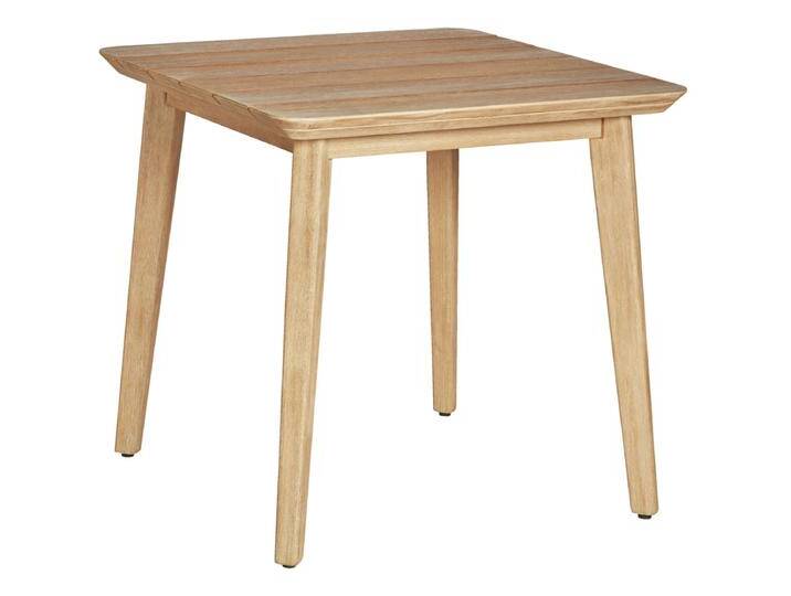 Outdoor Tisch Costo quadratisch 80x80x76 cm (LxBxH); hellbraun; quadratisch Outdoor Tisch Costo quadratisch, wetterfest von Lusini
