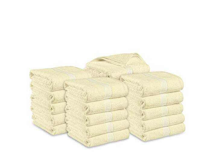 Vorteilspack Duschtuch Mars farbig 70x140 cm (BxL); gelb; 20 Stück / Packung Vorteilspack Duschtuch Mars farbig von Lusini