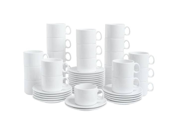 Vorteilspack Kaffee-Set Coupe 48-teilig weiß Vorteilspack Kaffee-Set Coupe 48-teilig von Lusini